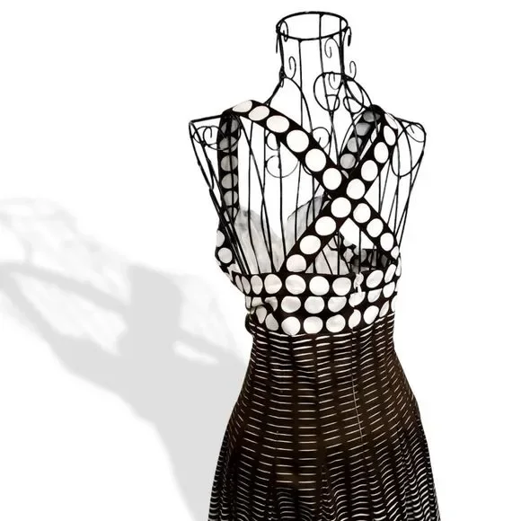 Calvin Klein Back Criss Cross Strap Dress - Picture 3 of 7